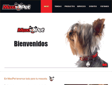 Tablet Screenshot of maxipetonline.com